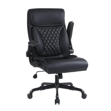 Imagem de Cadeira Executiva Youhauchair em Couro PU Ergonômica para Escritório
