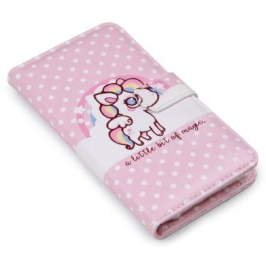 Imagem de Capa Carteira Estampada Unicornio Magic E178 Para Moto G84 5G XT2347 -