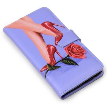 Imagem de Capa Carteira Estampada Scarpin Para Moto G84 5G XT2347 - CELLWAY