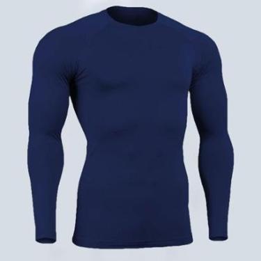 Imagem de Blusa Térmica Serra e Mar Segunda Pele Proteção UV Manga Longa Compressão Masculina-Mas...
