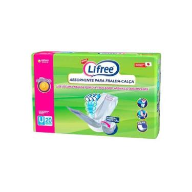 Imagem de Absorvente Refil para Fralda-Calça Geriátrico Lifree 20 Unidades