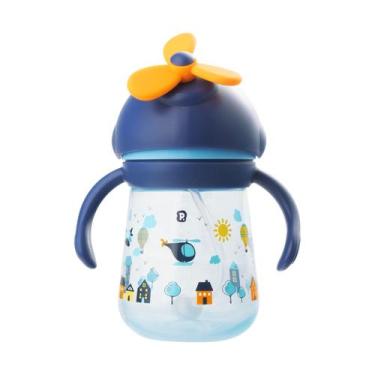 Imagem de Copo Infantil Divertido Hélice Pimpolho 330ml Azul