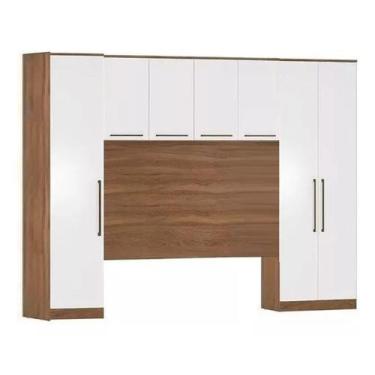 Imagem de Jogo De Quarto Guarda Roupa Modulado Casal Irlanda 7 Portas - Móveis L