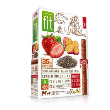 Imagem de Petisco Stick Morango, Batata Doce e Chia Spin 50g - SPIN PET