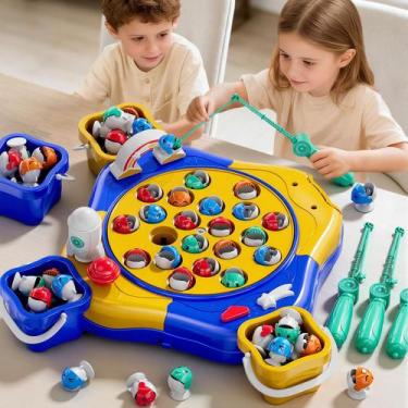 Imagem de WOANZZ Jogo Magnético de Pesca 70 Peças Brinquedo Infantil