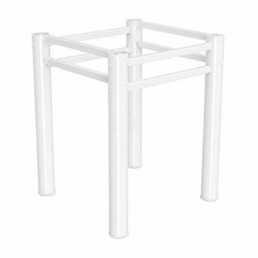 Imagem de Base Para Mesa De Jantar Quadrada Tubular 75cm Para Tampos De Granito 