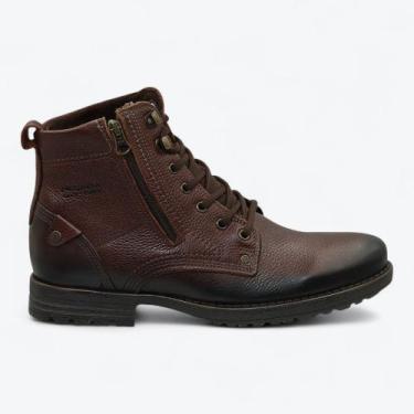 Imagem de Bota Pegada em Couro Masculina 18074512, Marrom, 40