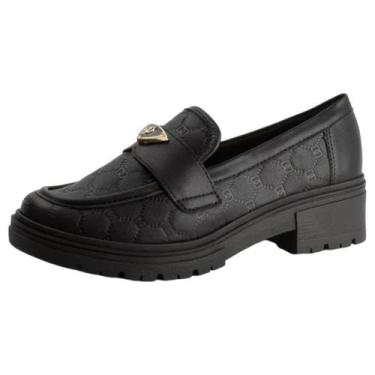 Imagem de Sapato Loafer Elegante Confortavel Visual Sofisticado Dakota, Preto, 3