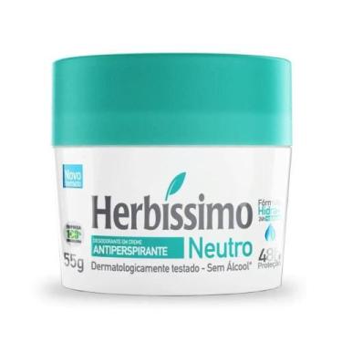 Imagem de DESODORANTE CREME NEUTRO HERBISSIMO 55GR - Antiperspirante - HERBÍSSIM