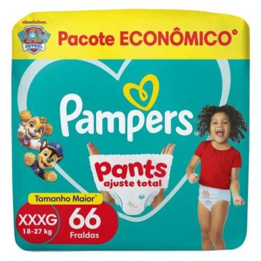 Imagem de Fralda Descartável Pampers Pants Ajuste Total XXXG 66 Unidades