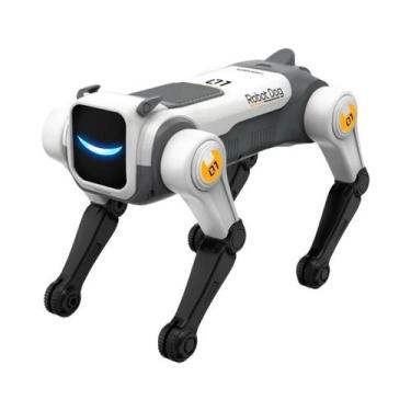 Imagem de Brinquedo Interativo Robô Cão Inteligente Elétrico Com Acrobacias, Com