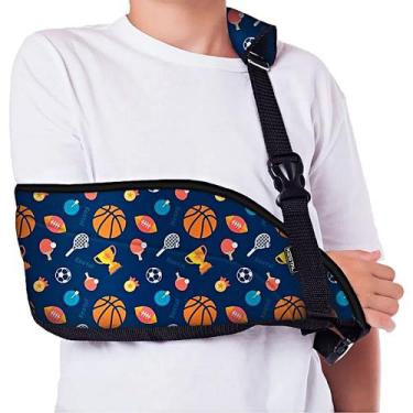 Imagem de Tipoia Ortopédica Infantil Kestal Azul Tam M - unidade