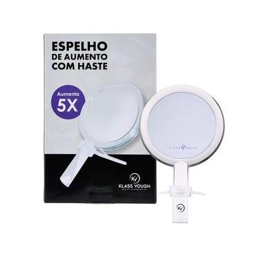 Imagem de Espelho Dupla Face Aumento 5x Zoom com Base Apoio para Mesa Klass Vough
