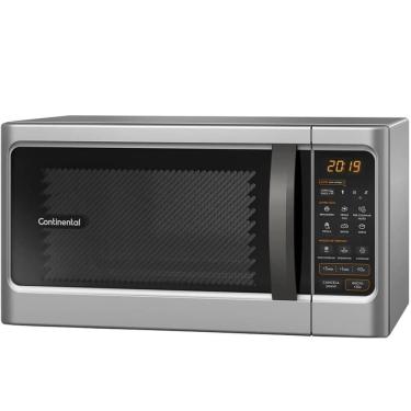 Imagem de Micro-ondas Bancada Continental MC34S 34L 110V com Função Descongelar e Limpa Fácil Prata