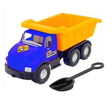 Imagem de Caminhão de Brinquedo Max Caçambão Plastilindo Azul 0307