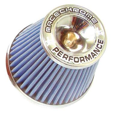 Imagem de Filtro Esportivo Cônico Azul 1.0 A 1.8 62/70mm Race Chrome