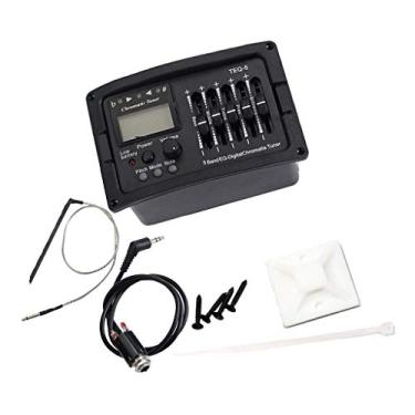 Imagem de Guitarra Acústica 5 Equalizador Equalizador Guitarra Pré-amplificador Piezo Captador 12dB