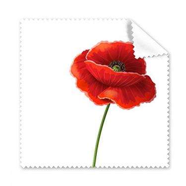 Imagem de Simplicity — Pano de limpeza de milho com flor vermelha, 5 peças