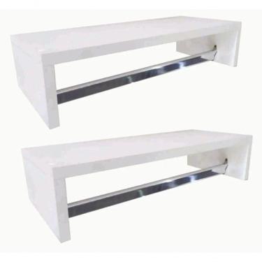 Imagem de Kit 2 Cabideiros De Parede Para Quarto Bancada