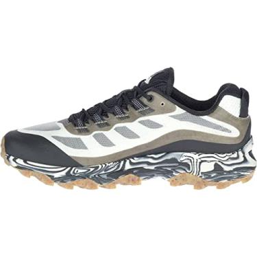 Imagem de Merrell Moab Speed Solution Dye Hiking Shoe - Men's Black/White, 11.0