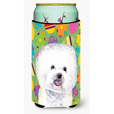 Imagem de Bichon Frise Easter Eggtravaganza Tall Boy Beverage Insulator Beverage Insulator Hugger