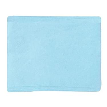 Imagem de Fronha Travesseiro Bebe Antirefluxo Berço Azul 100% Algodão