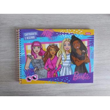 Imagem de Caderno De Desenho Foroni Barbie Espiral 80 Folhas