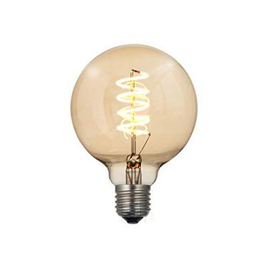 Imagem de Lâmpada De Filamento De Led Poptem Espiral G95 4W 110V Dimerizável Decorativa