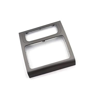 Imagem de JESYMBX Painel de painel de rádio para VW Touran 2011-2015 moldura painel de navegação de ar condicionado moldura cinza