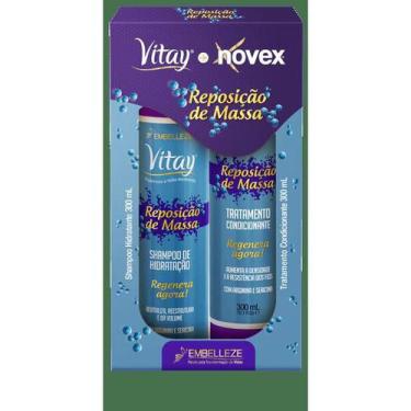 Imagem de Shampoo E Condicionador Vitay Novex Reposição De Massa Kit