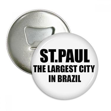 Imagem de ST.Paul - A maior cidade do Brasil, abridor de garrafas, emblema multifuncional