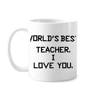 Imagem de World Best Deskmate I Love You Caneca cerâmica cerâmica xícara de café porcelana louça
