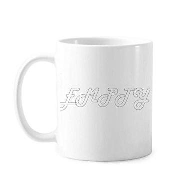 Imagem de Personagens elegantes vazios Art Deco presente caneca moderna cerâmica xícara de café porcelana louça