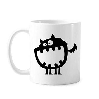 Imagem de Caneca de cerâmica com monstro de boca grande universo e alienígena cerâmica xícara de café e porcelana