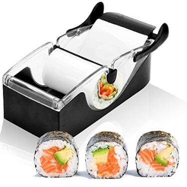 Imagem de Funnytoday365 Máquina de rolo de arroz DIY Magic Sushi Cortador perfeito Máquina de fazer sushi Utensílio de cozinha