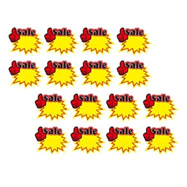 Imagem de 50 Unidades Etiqueta De Preço De Mercadoria Sinal De Etiqueta De Vendas Sinais De Etiquetas De Preço De Mercado Tag Carta Branca Em Branco Sinalização