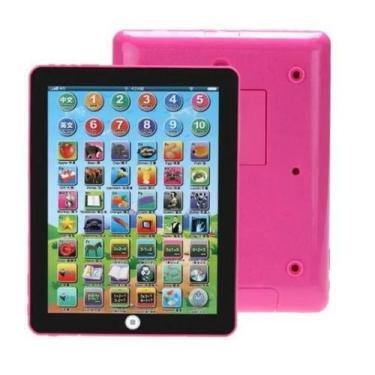 Imagem de Tablet Infantil Educativo Interativo Bilingue E Aprender Rosa - Fi