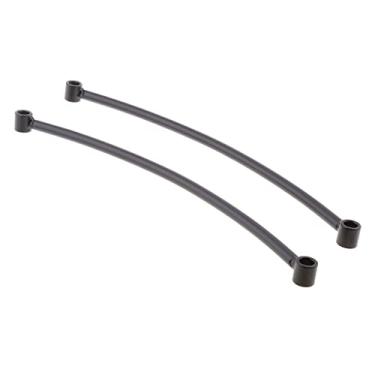 Imagem de Gazechimp – Barras laterais de suporte para para-choque de roda traseira de alumínio compatíveis com Harley Chopper Bobber – Preto