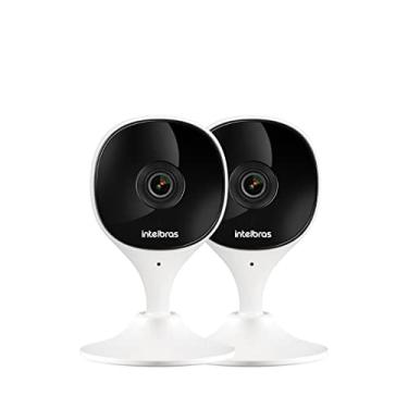Imagem de 2 Câmeras Ip Wi-fi IMX C Intelbras Mibo Branca