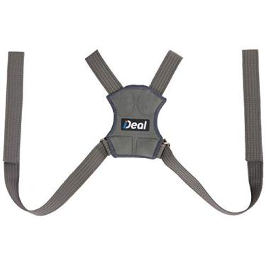 Imagem de Corretor Postural Simples Magnético, Ideal Produtos Ortopédicos, Cinza, M