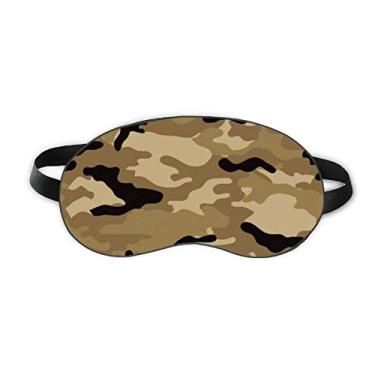 Imagem de Camuflagem Line Art Grain Illustration Pattern Sleep Eye Shield Soft Night Blinfold Shade Cover