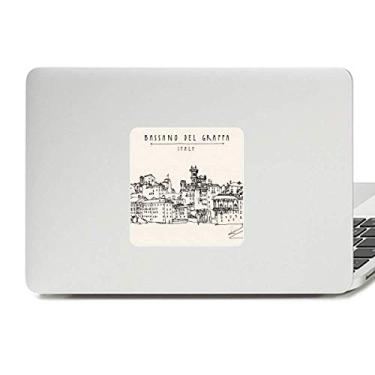 Imagem de Adesivo de vinil para desenho de paisagem de Roma Itália Adesivo para laptop Decoração de PC