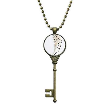 Imagem de DIYthinker Colar Pai Gow Domino Gambling Photo Chaveiro Colar com pingente de corrente enfeitada