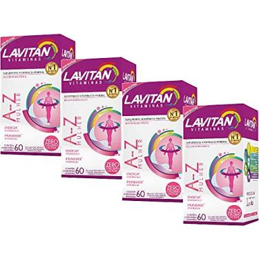 Imagem de Kit 04 Lavitan AZ Mulher 60 Comprimidos