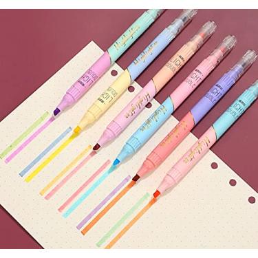 Imagem de Marca Texto duas cores Light Double -Pack com 6 marca texto e 12 cores