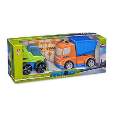 Imagem de Caminhão com Trator Road Company Combo Transporte - Cores Sortidas