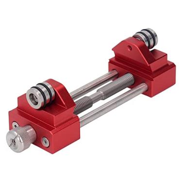 Imagem de Guia de afiação, de liga de alumínio, para afiar cinzel antiderrapante com 2 rolos estendidos, afiador de facas de ângulo fixo, guia de kit de afiação de cinzel portátil para cinzéis de madeira, plainas