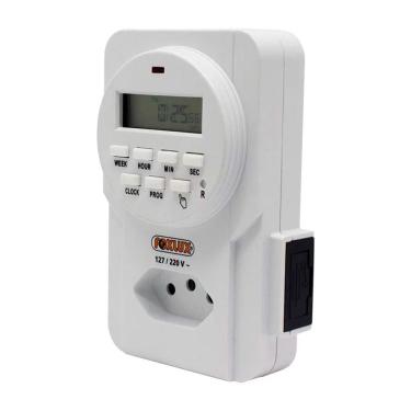 Imagem de Timer Temporizador Programavel Digital Bivolt Foxlux 1602