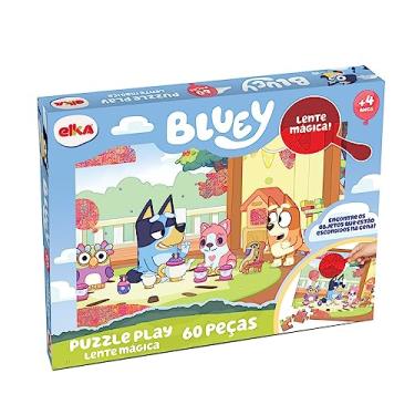 Imagem de Elka Puzzle Play 60 peças - Lente Mágica - Bluey, 4+ Anos