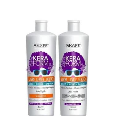 Imagem de Skafe Keraform Shampoo E Condicionador Livre, Leve E Solto 2X500ml - S